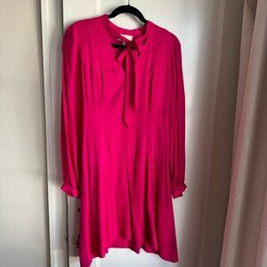 Anthropologie tie neck dress